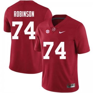 NCAA Men's Alabama Crimson Tide #74 Cam Robinson Stitched College Nike Authentic Crimson Football Jersey SY17N84RU